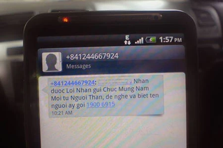 Cảnh giác tin nhắn lừa đảo "chúc mừng năm mới" ảnh 1