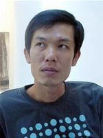 Nhà thư pháp, họa sĩ Lê Quốc Việt-Ảnh: U.Ly Nhà thư pháp, họa sĩ Lê Quốc Việt-Ảnh: U.Ly