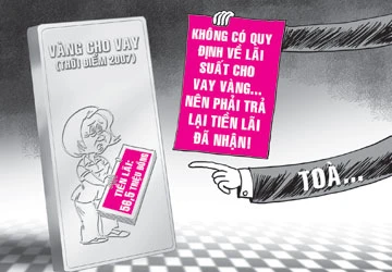 Cho vay vàng, khó đòi lãi suất ảnh 1