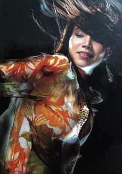 Ca sĩ Hồ Quỳnh Hương trong album Diamond noir. Ảnh: CTV