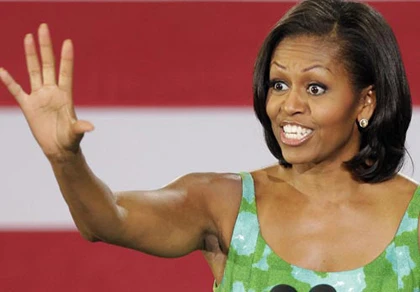 Cảnh sát dọa giết bà Obama ảnh 1