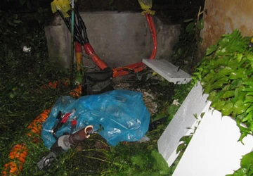 Nổ trạm biến áp gần nhà dân ảnh 1