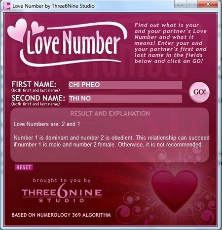 Công cụ "đo mức độ yêu" cho ngày Valentine ảnh 4 Công cụ "đo mức độ yêu" cho ngày Valentine ảnh 4
