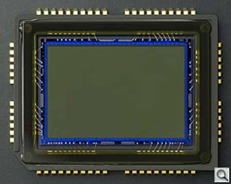 Cảm biến của D3000. Ảnh: Imaging Resource.