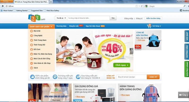 Trang web 123.vn thay đổi giao diện mới ảnh 1