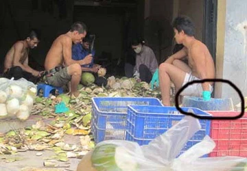 Ớn lạnh công nghệ tẩy trắng dừa ảnh 1