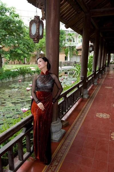 NSND Lê Khanh làm người mẫu áo dài ảnh 9