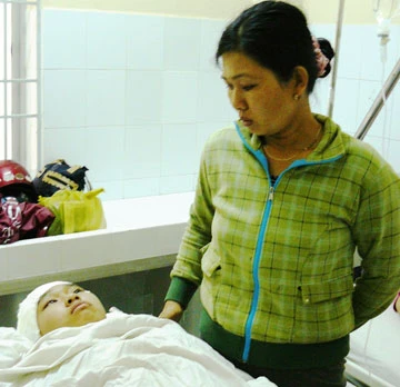 Cây đổ trước cổng trường làm tám học sinh bị thương ảnh 1