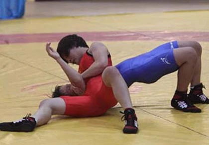 Đô vật Nguyễn Thị Lụa giành vé tham dự Olympic 2012 ảnh 1