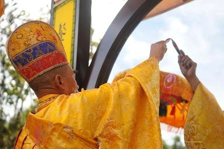 Khai quang tượng Phật A Di Đà lớn nhất Việt Nam ảnh 4