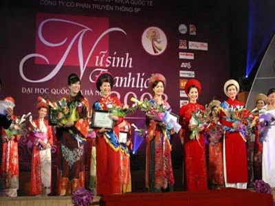 Ảnh: Cuộc thi Nữ sinh thanh lịch ĐHQG Hà Nội