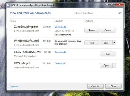9 tính năng nổi bật của Internet Explorer 9 ảnh 11 9 tính năng nổi bật của Internet Explorer 9 ảnh 11