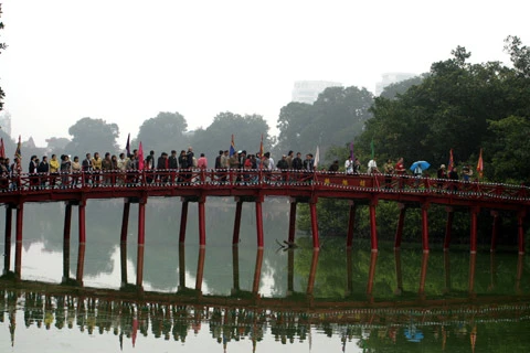 Cụ rùa Hồ Gươm lần thứ 3 nổi "khai xuân" Canh Dần ảnh 6