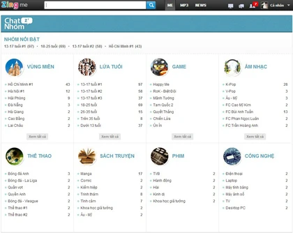 Zing Me ra mắt ứng dụng Chat nhóm ảnh 1