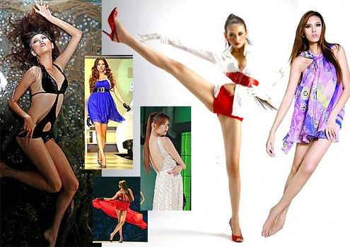 Những bức ảnh cho thấy thân hình quá gầy của Hoàng Yến.