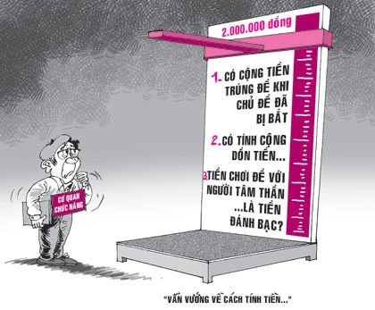 Vẫn vướng về cách tính số tiền đánh bạc ảnh 1