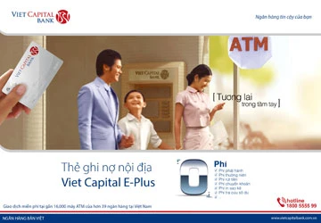 Viet Capital Bank, miễn phí giao dịch ATM ảnh 1