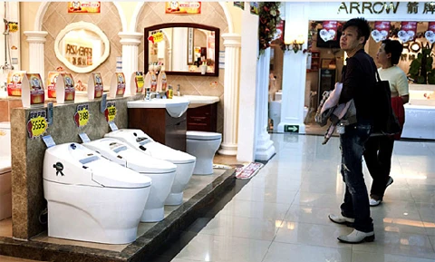 Toilet hạng sang làm hoa mắt người Trung Quốc ảnh 1
