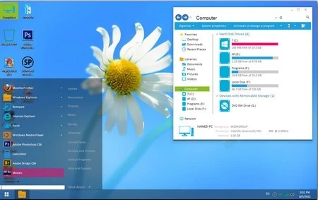 Bộ giao diện rực rỡ màu sắc dành cho Windows 7 ảnh 4