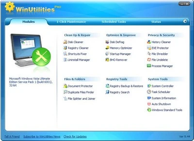 WinUtilities - Gói công cụ đa năng của Windows ảnh 3