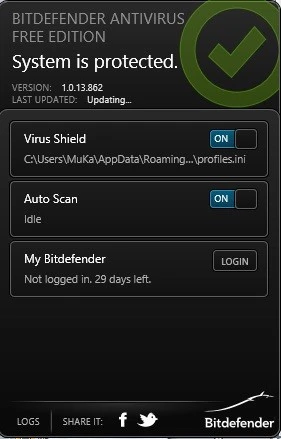 Diệt virus cực nhanh và mạnh mẽ với BitDefender Antivirus Free Edition ảnh 2 Diệt virus cực nhanh và mạnh mẽ với BitDefender Antivirus Free Edition ảnh 2