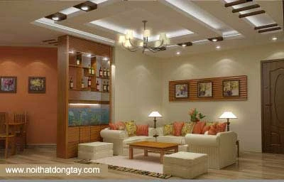 Thiết kế nội thất phòng khách ảnh 11