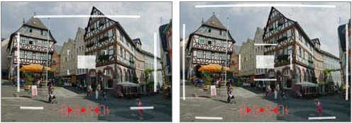 35 & 135 mm frame. 28 & 90 mm frame.