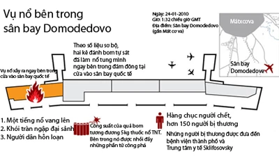 Đánh bom khủng bố ở sân bay Matxcơva, 35 người chết ảnh 10
