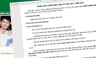 Tuyển sinh thạc sĩ trái quy định ảnh 1