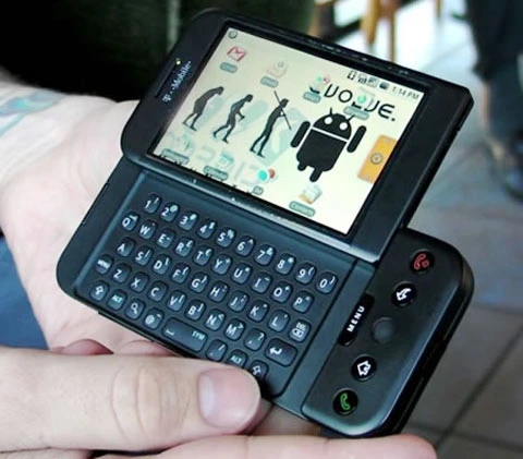 G1 là chiếc Android đầu tiên. Ảnh: Slashphone.