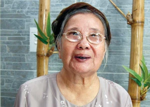 Bà NguyễnThị Tịnh, chủ nhân bánh mì Hoà Mã.