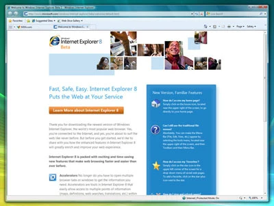 IE8 ra đời sớm nhằm cạnh tranh với các đối thủ