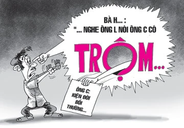 Đòi bồi thường vì bị nói ăn trộm ảnh 1