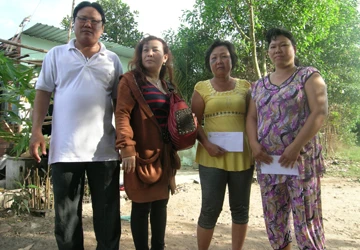 Ca sĩ Trang Nhung xây nhà tình nghĩa ảnh 1