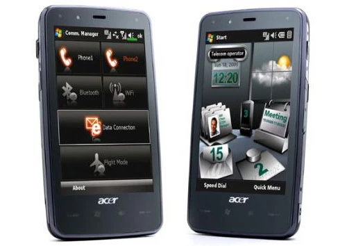 Acer F900 có màn hình rộng rãi. Ảnh: Iltrillo.