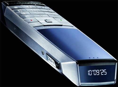 Đồng hồ trên đỉnh máy có thể xoay theo chiều của người dùng