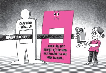 Để mặc con nợ né thi hành án ảnh 1