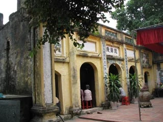 Đền thờ Lý Chiêu Hoàng đang bị xuống cấp.