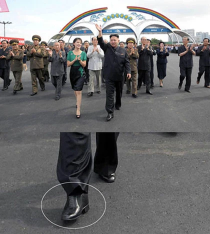 Soi giày tăng chiều cao của Kim Jong-un ảnh 1 Soi giày tăng chiều cao của Kim Jong-un ảnh 1
