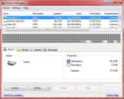 Chống phân mảnh và kiểm tra lỗi trên ổ cứng ảnh 1