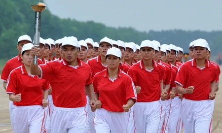 Tổng hợp luyện Diễu binh mừng Đại lễ ảnh 1
