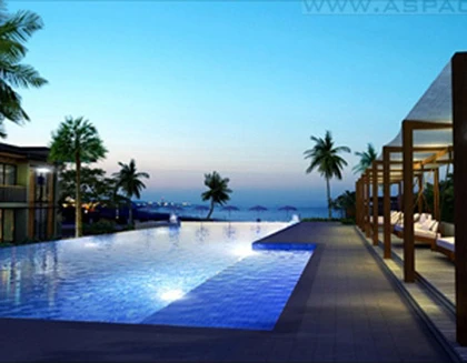 Bể bơi trong resort ảnh 2