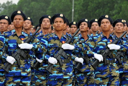 Tổng hợp luyện Diễu binh mừng Đại lễ ảnh 9