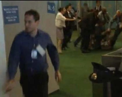 Vệ sĩ Thủ tướng Thổ Nhĩ Kỳ ẩu đả với nhân viên an ninh Liên hợp quốc ảnh 1