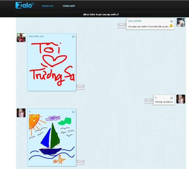 Sao rầm rộ kêu gọi "fan" hướng về biển đảo ảnh 1