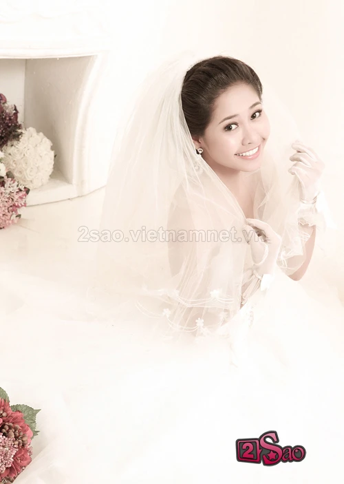 Ngẩn ngơ nhìn...Tường Vy làm cô dâu ngọt ngào ảnh 10