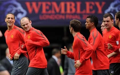 Chùm ảnh Man Utd và Barcelona tập luyện trước giờ G ảnh 9