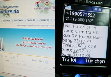 Quản lý học sinh bằng tin nhắn SMS ảnh 1