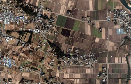 Nhật Bản trước và sau động đất qua Googe Earth ảnh 17