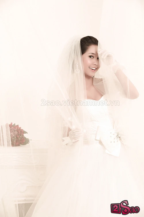 Ngẩn ngơ nhìn...Tường Vy làm cô dâu ngọt ngào ảnh 6